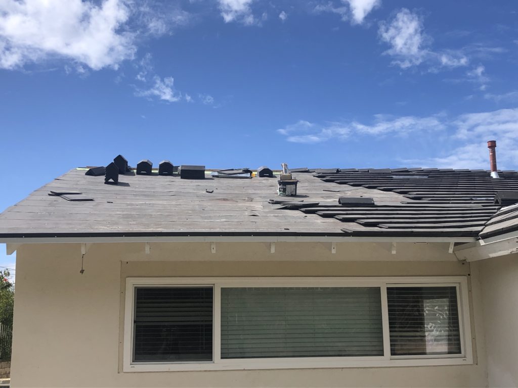 roof repair concrete tile