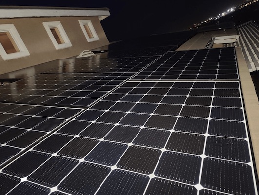 solar panel performance at night