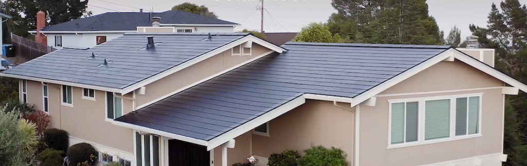 tesla solar roof shingles home