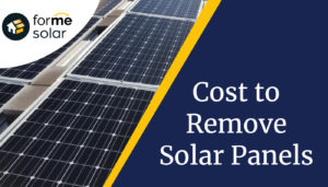 Read more about the article Cost to Remove Solar Panels