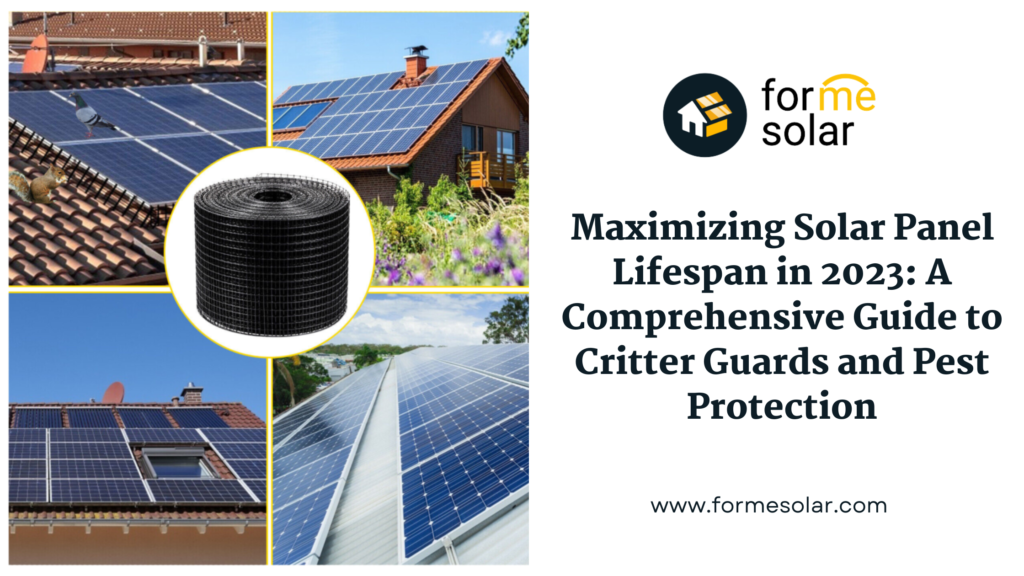 Maximizing solar panel life span in 2014 with comprehensive pest protection.